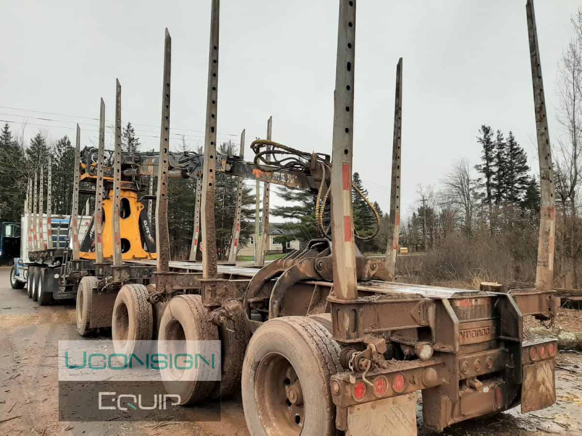 2020 Manac 23451A541 Skeleton Drop Forestry/Log Trailer (00781)